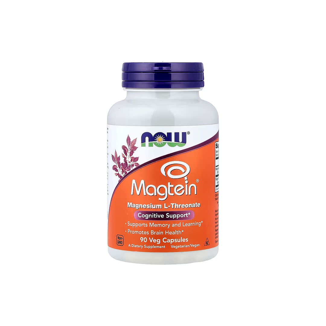 NOW Magtein Magnesium L-Threonate Veg Capsules 90pcs