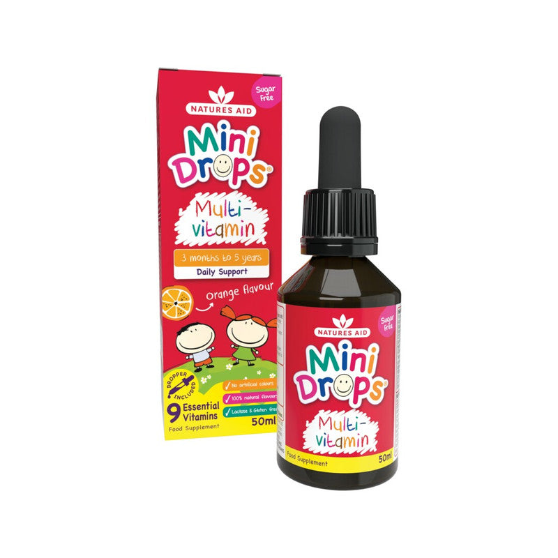 Natures Aid Mini Drops Multivitamin 50Ml