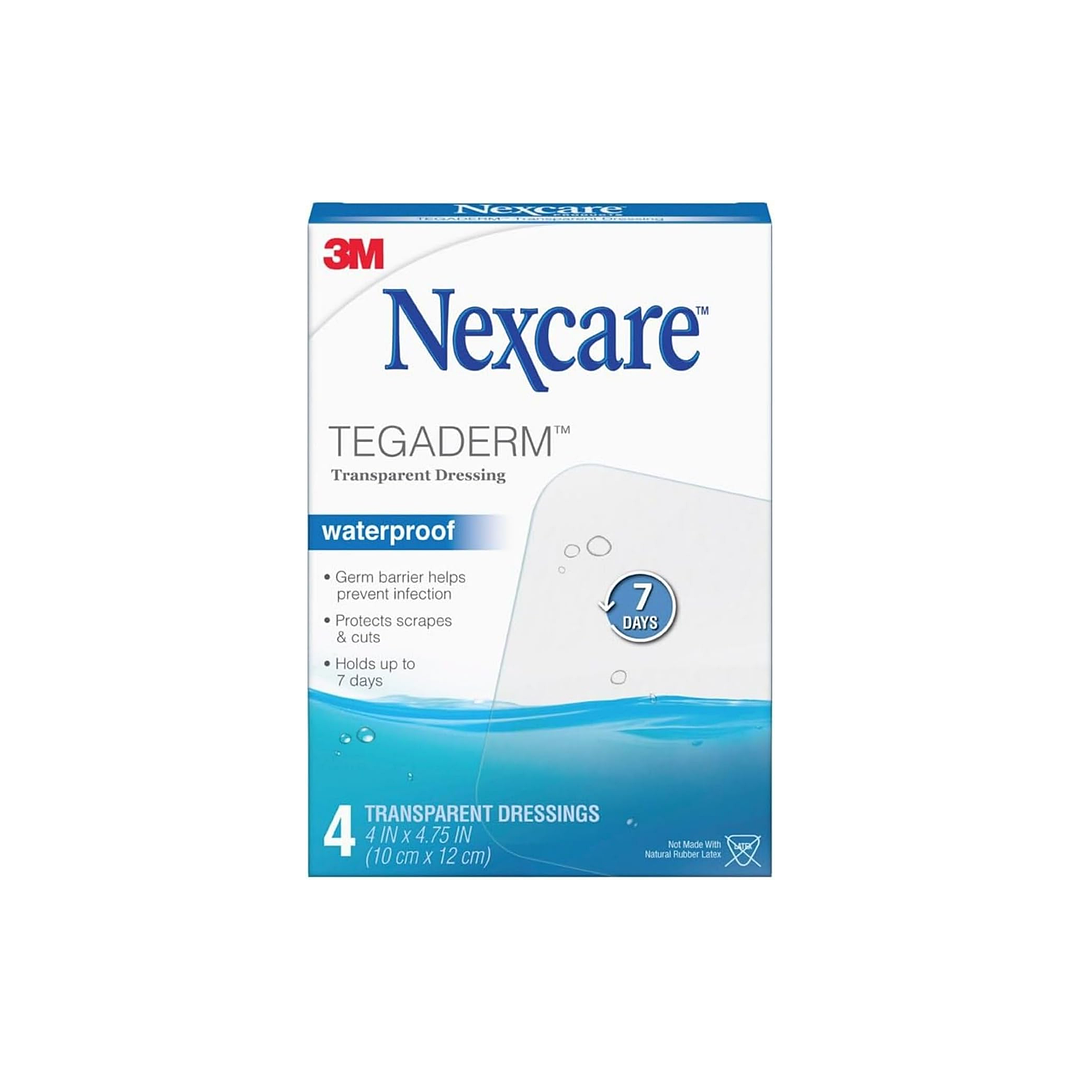 3M Nexcare Tegaderm Transparent Dressing 10 x 12cm 4pcs