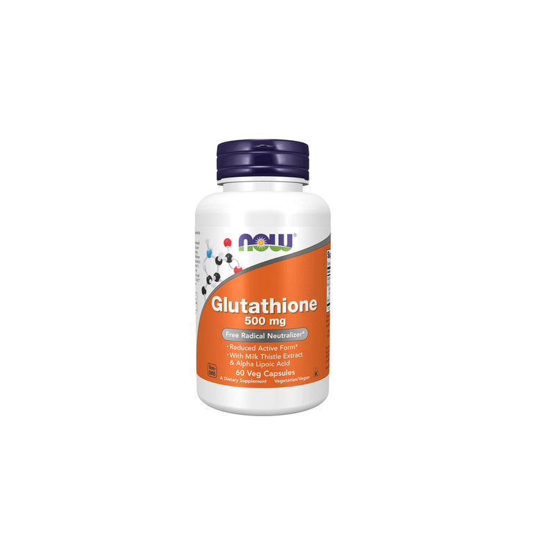 Now Glutathione 500mg Capsules 60s