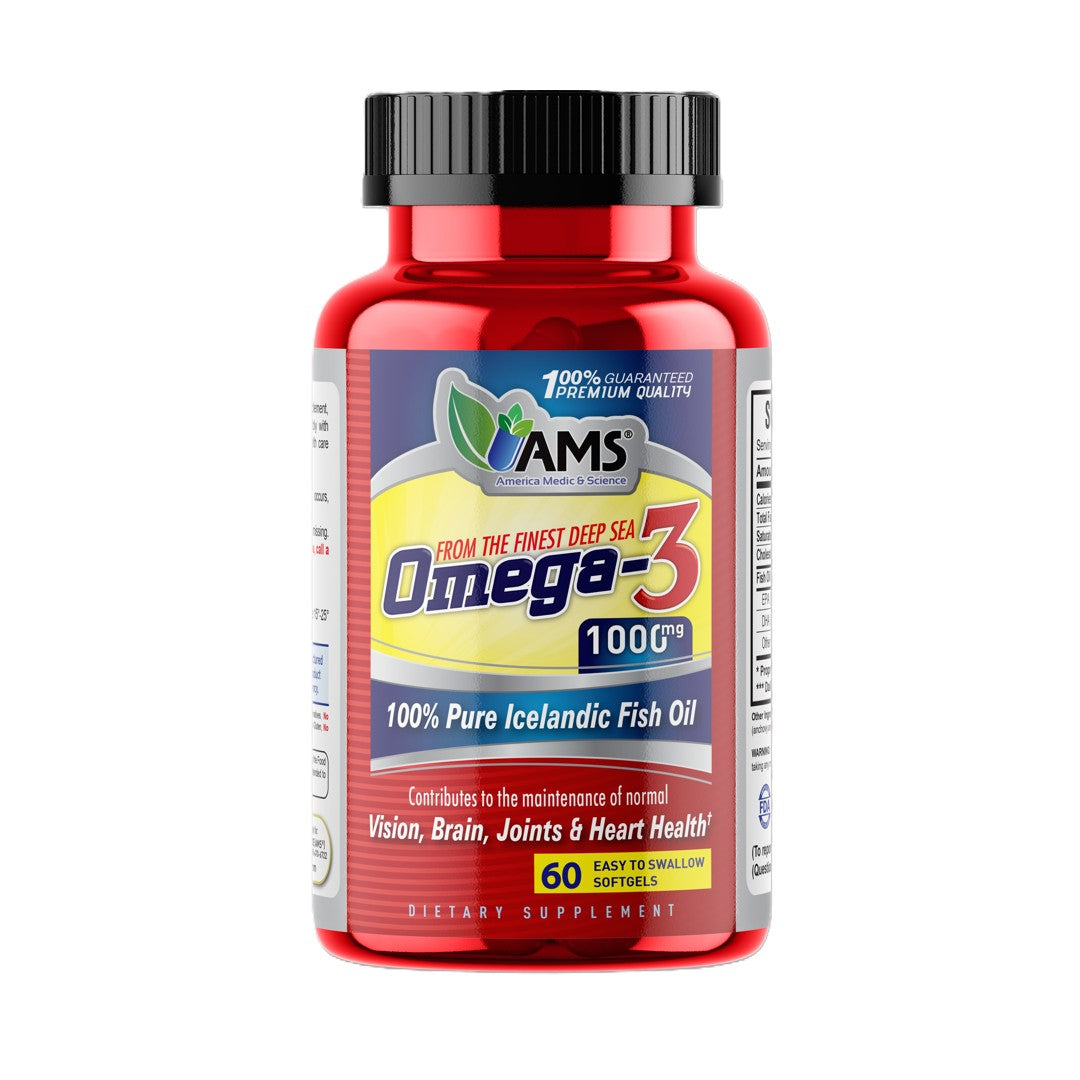 Ams Omega 1000Mg Softgel 60S