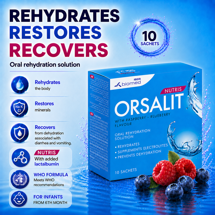 Orsalit Nutris Raspberry-Blueberry Sachet 10s