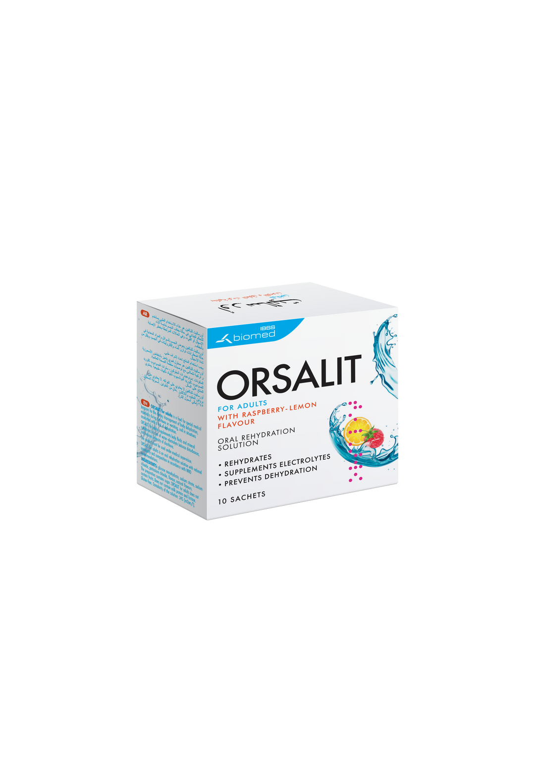 Orsalit For Adults Raspberry-Lemon Sachet 10s