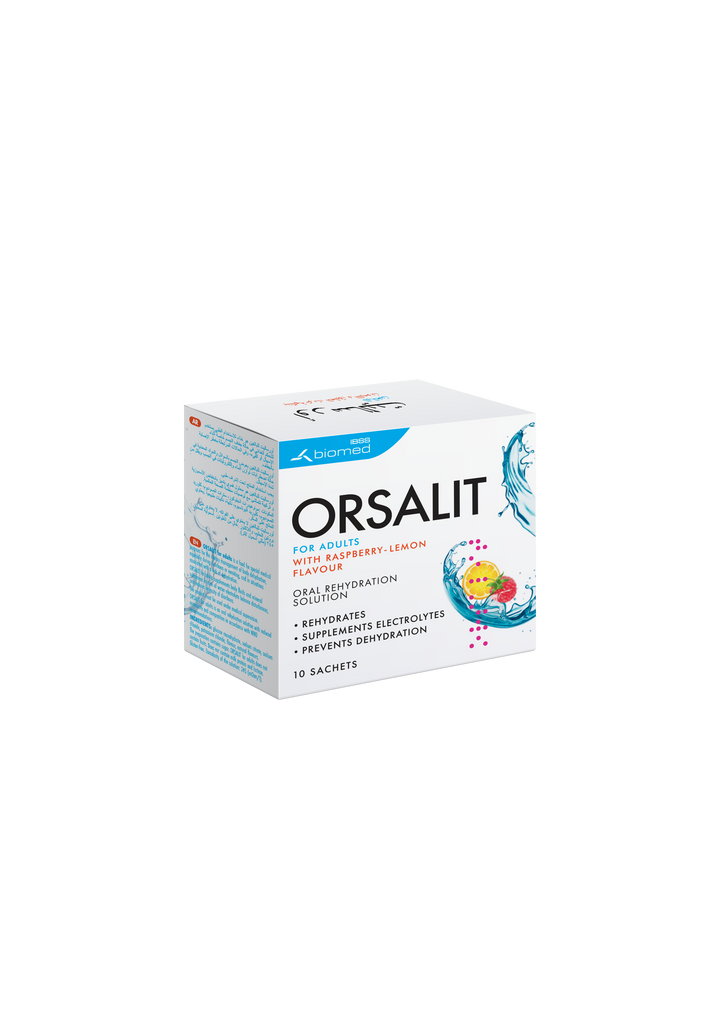Orsalit For Adults Raspberry-Lemon Sachet 10s