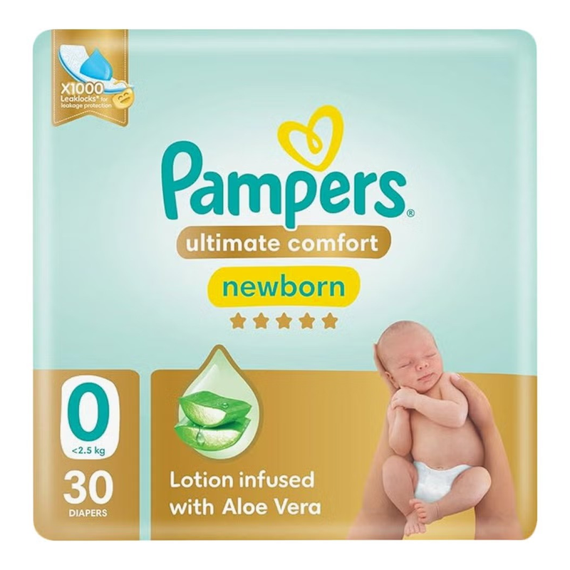 Pampers Ultimate Comfort Size 0 Diapers 30pcs