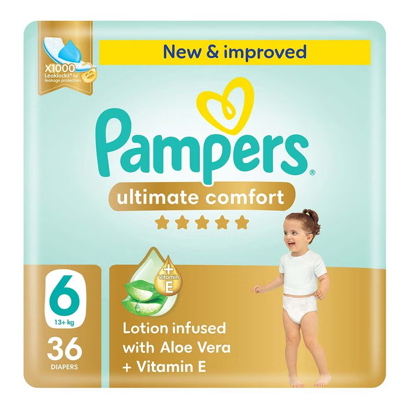 Pampers Ultimate Comfort Size 6 Diapers 36pcs