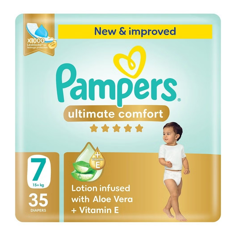 Pampers Ultimate Comfort Size 7 Diapers 35pcs