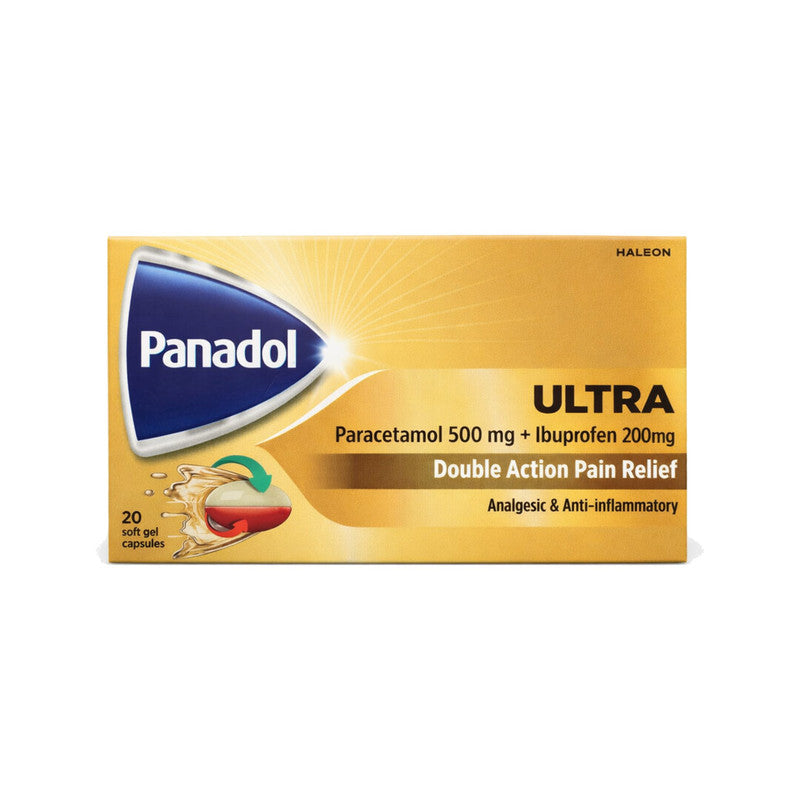Panadol Ultra Double Action Pain Relief Cap 20S