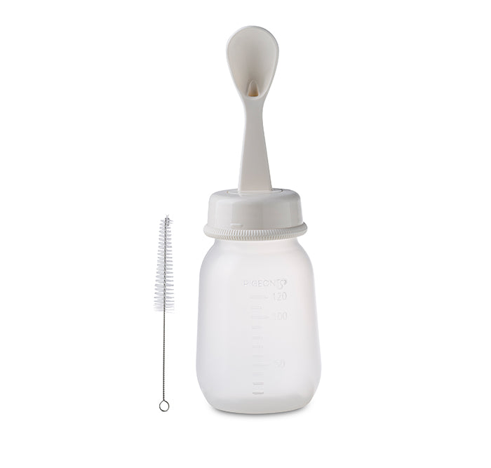 Pigeon Weaning Bottle with Spoon - 120 ml