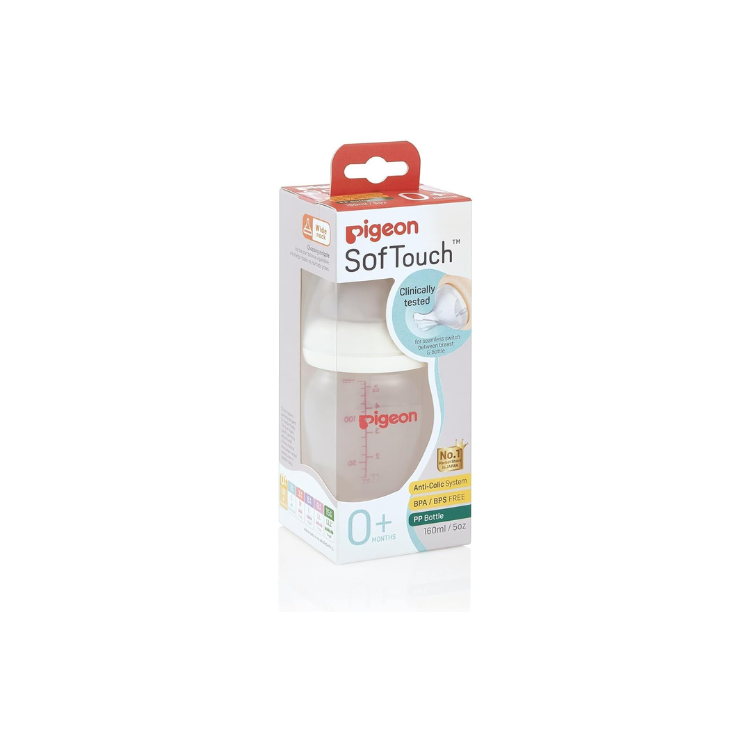 Pigeon Soft Touch Nursing Bottle 160ml - 81224