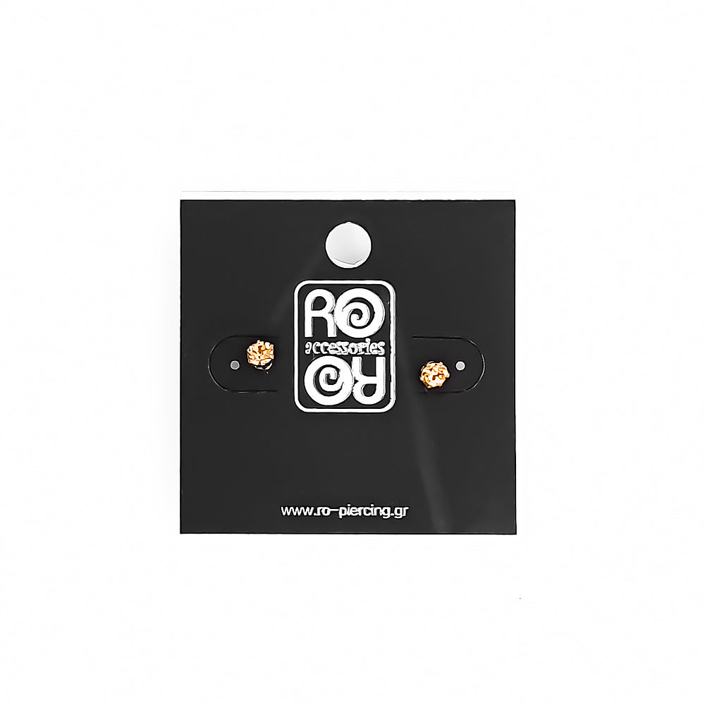 Roro Earrings-Yellow Rhodium Plated 211272