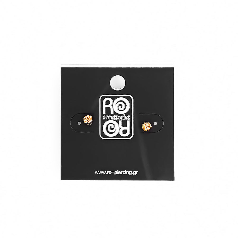 Roro Earrings-Yellow Rhodium Plated 211272