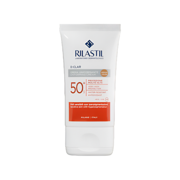 Rilastil D-Clar SPF50+ Medium Cream 40ml Bright Care