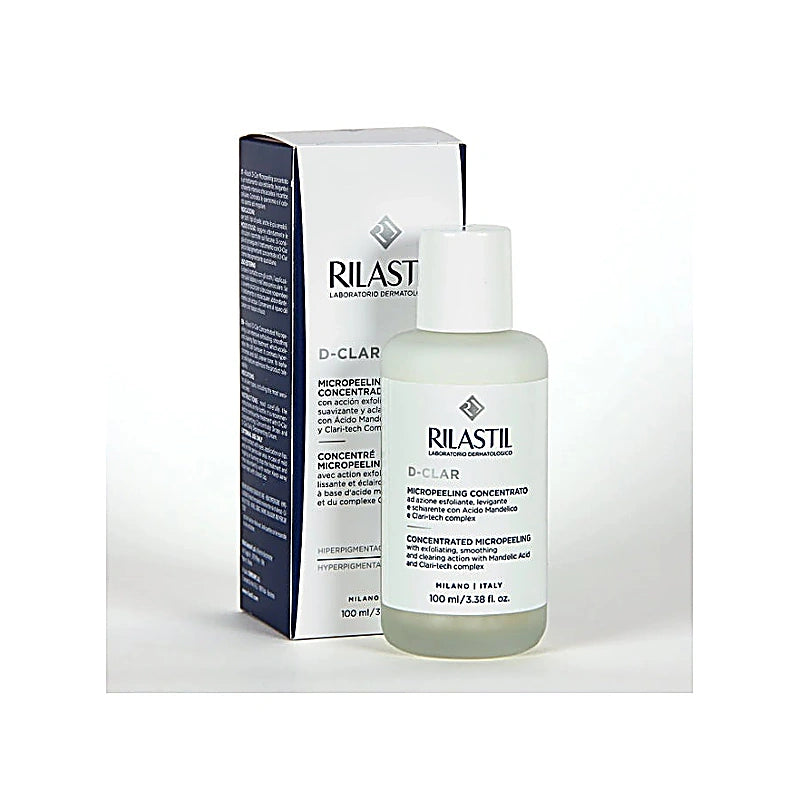 Rilastil D-Clar skincare product with packaging on a white background3