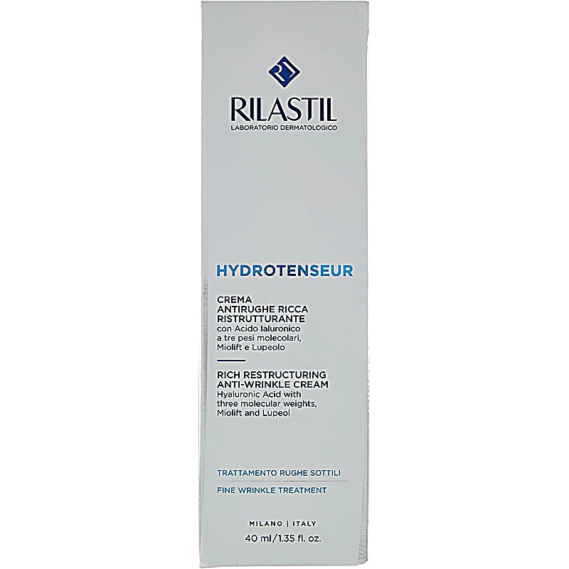 Rilastil Hydrotenseur skincare cream packaging on a white background