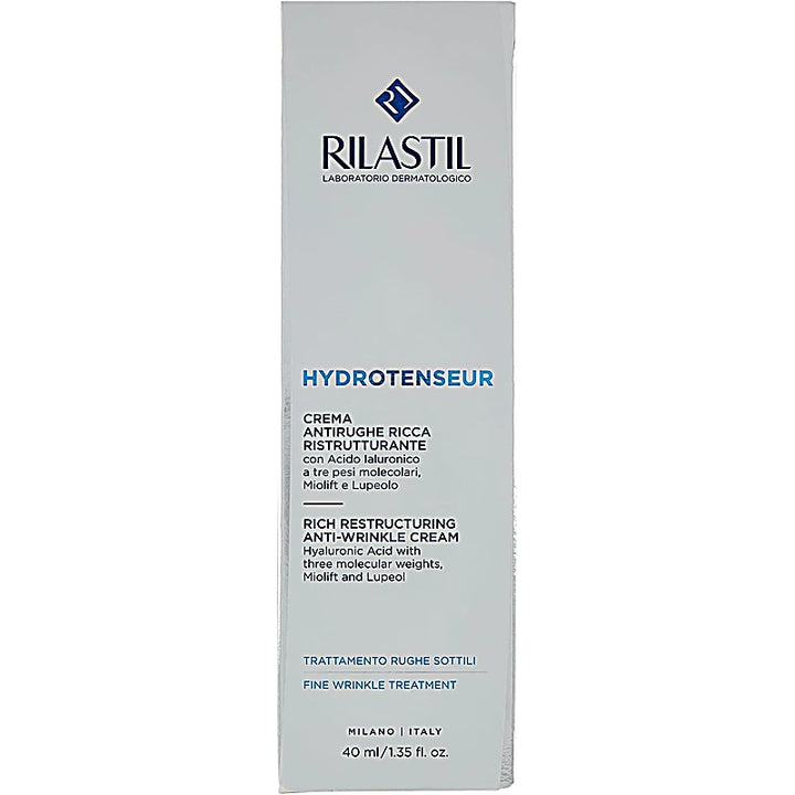 Rilastil Hydrotenseur skincare cream packaging on a white background