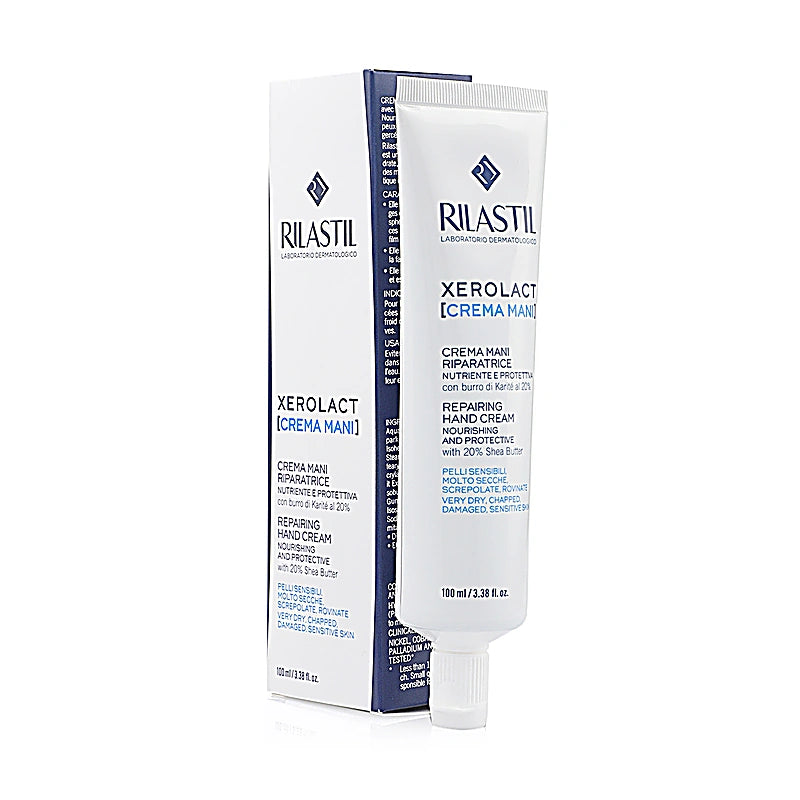 Rilastil Xerolact cream packaging on a white background