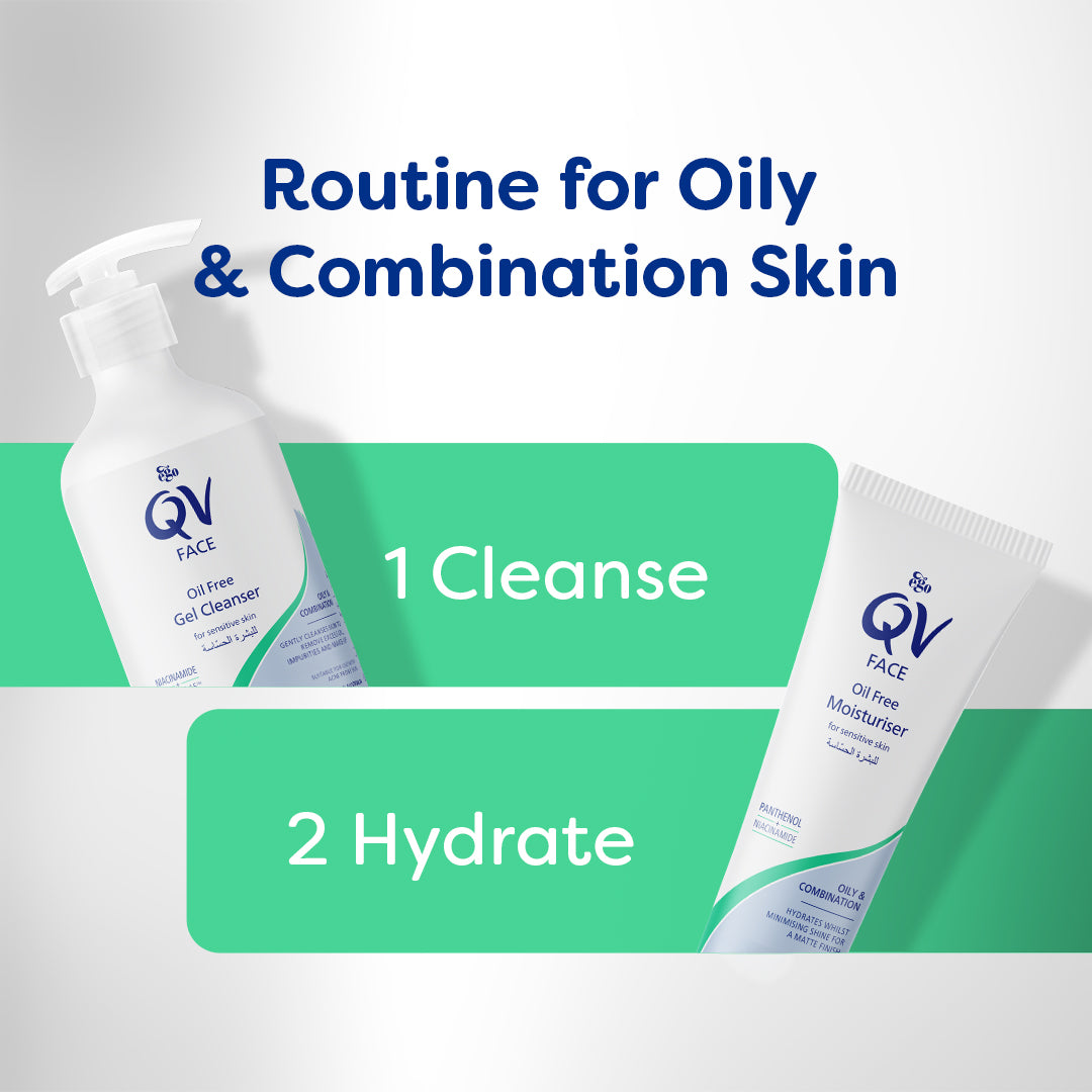 EGO QV OIL FREE GEL CLEANSER PUMP 200ML