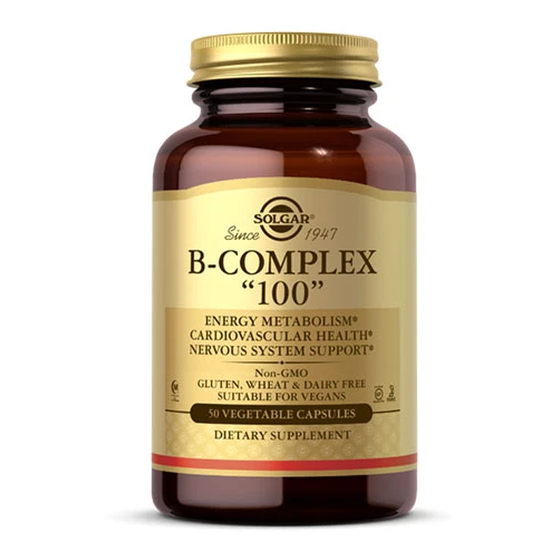 Solgar Vitamin B Complex 100mg Capsules 50pcs