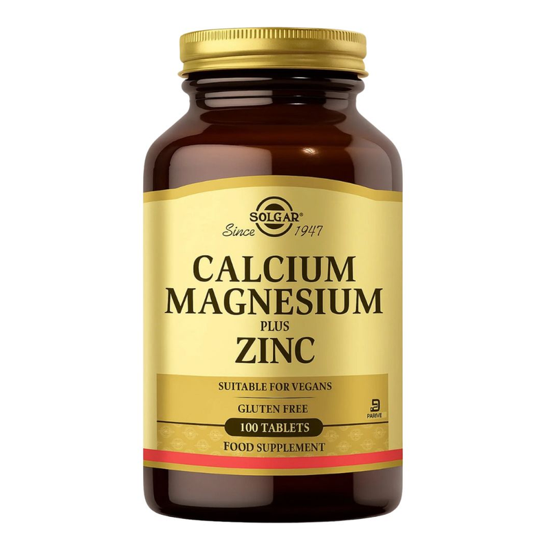 Solgar Calcium Magnesium Zinc Tablets 100pcs