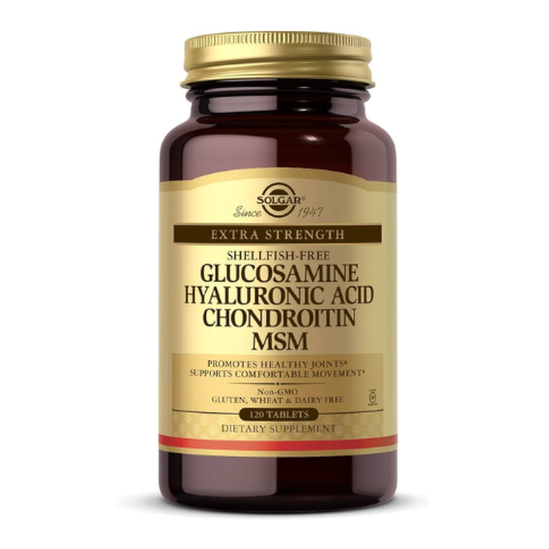 Solgar Glucosamine Hyaluronic Chondroitin MSM Tablets 120pcs