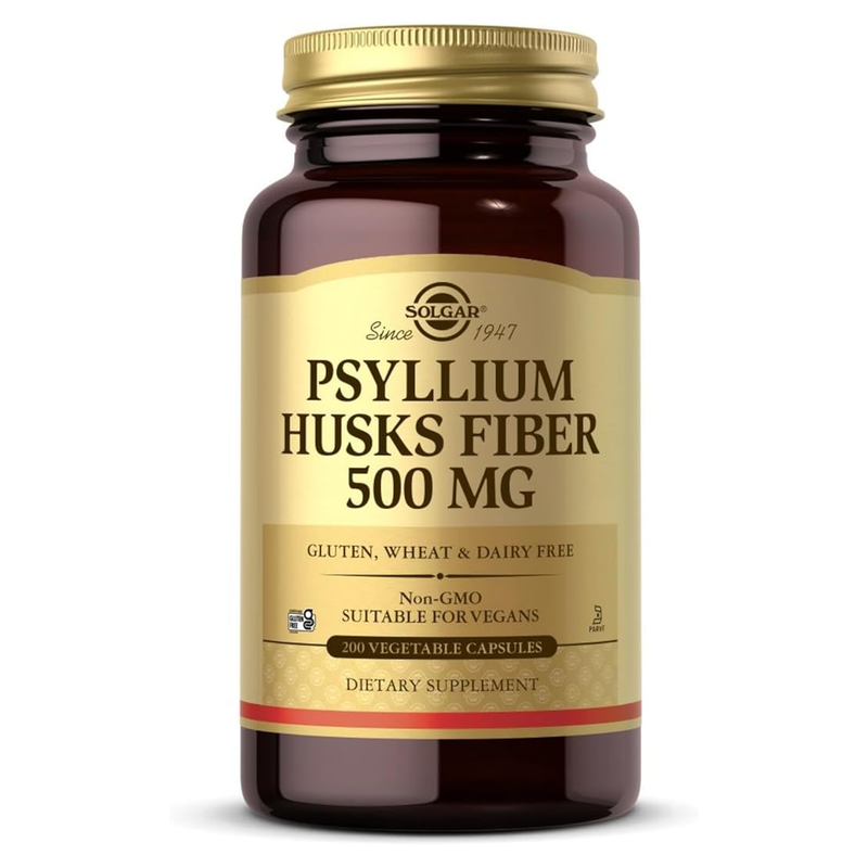 Solgar Psyllium Husks Fiber 500Mg Vcap 200S
