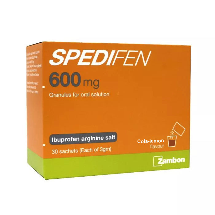 Spedifen 600mg Granules Cola-Lemon 3g 30s