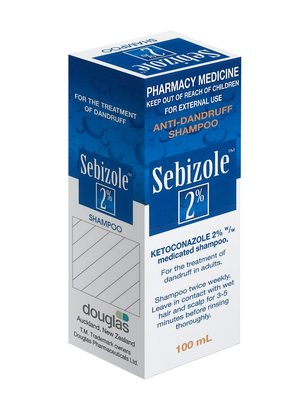 Sebizole 2% Anti-Dandruff Shampoo, 100ml