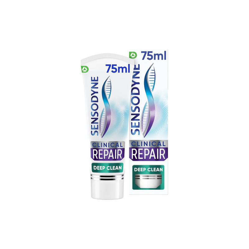 Sensodyne Clinical Repair Deep Clean Toothpaste 75ml