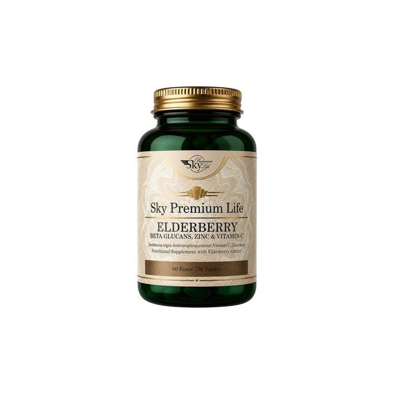 Sky Premium Elderberry Cap 60S