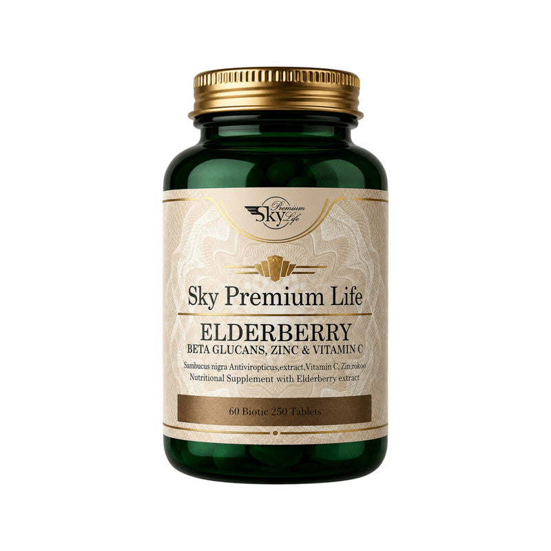 Sky Premium Elderberry Cap 60S