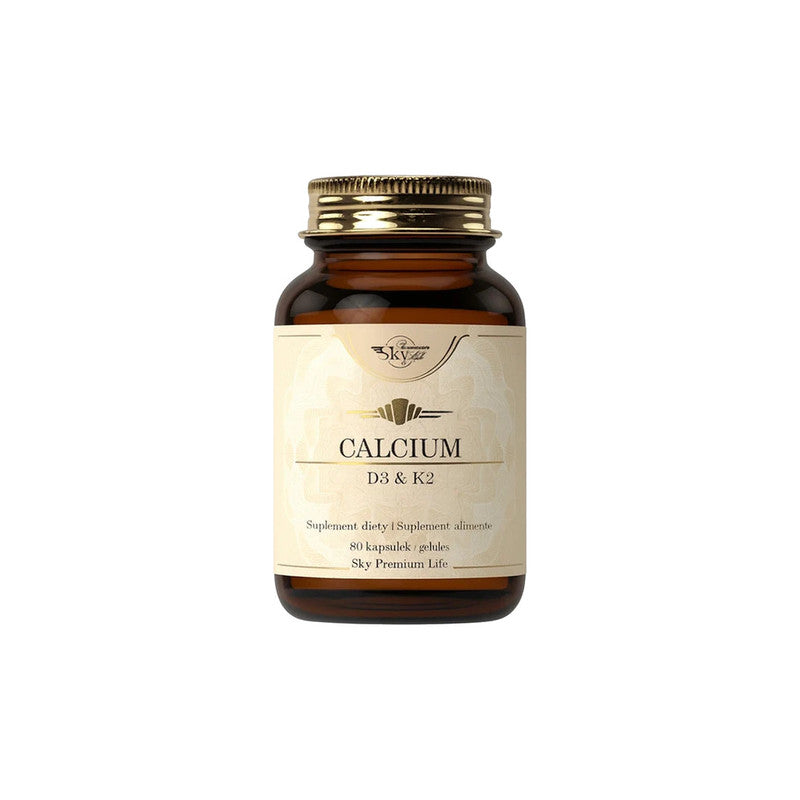 Sky Premium Vit D3&K2 W/ Calcium Tab 60S