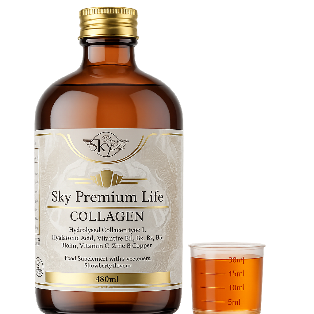 Sky Premium Collagen Strawberry 480ml Beauty Support