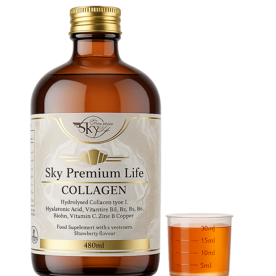 Sky Premium Collagen Strawberry 480ml Beauty Support