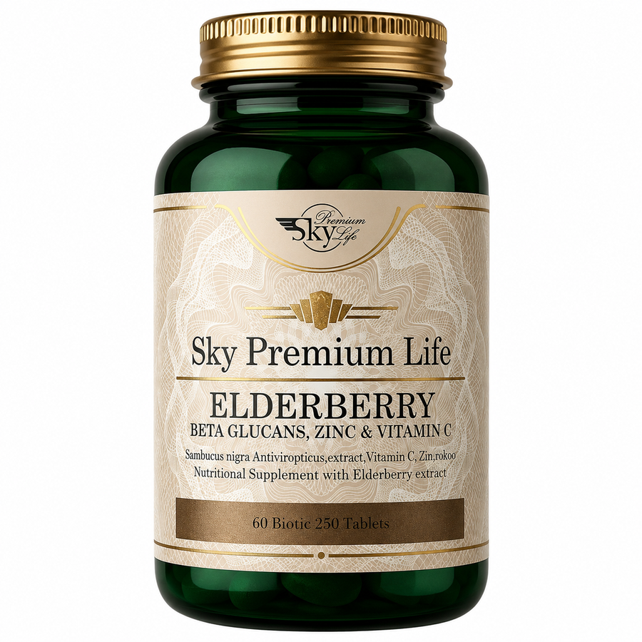 Sky Premium Elderberry 60 Capsules Immune Support