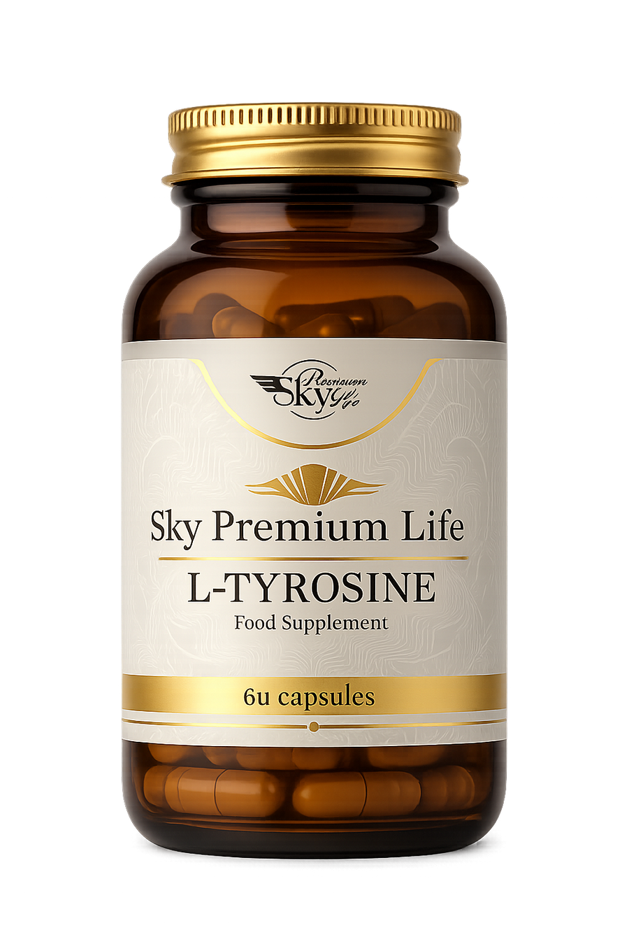 Sky Premium L-Tyrosine 500mg 60 Capsules Brain Support