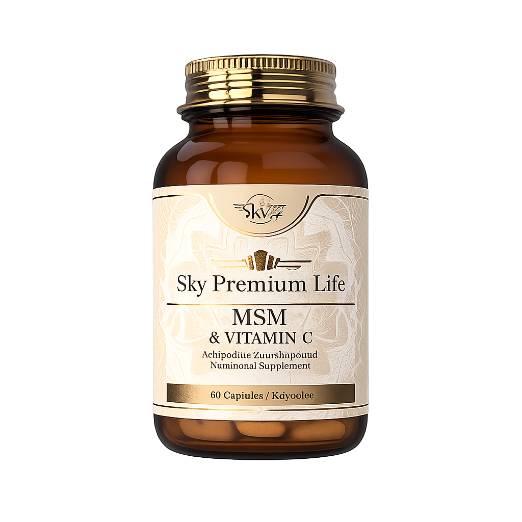 Sky Premium MSM & Vitamin C 60 Tablets Joint Support
