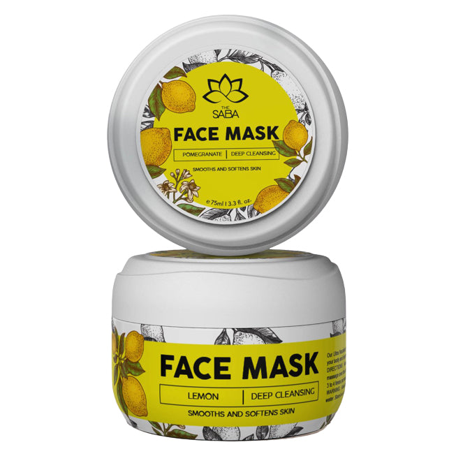 The Saba Face Mask Lemon 75ml-Buy Online at Medicina Pharmacy | Fast ...