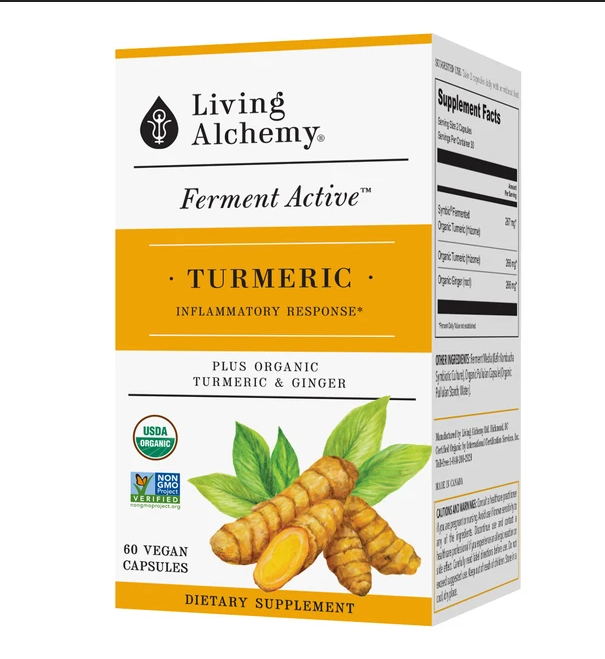 Living Alchemy Turmeric Alive Capsules 60S