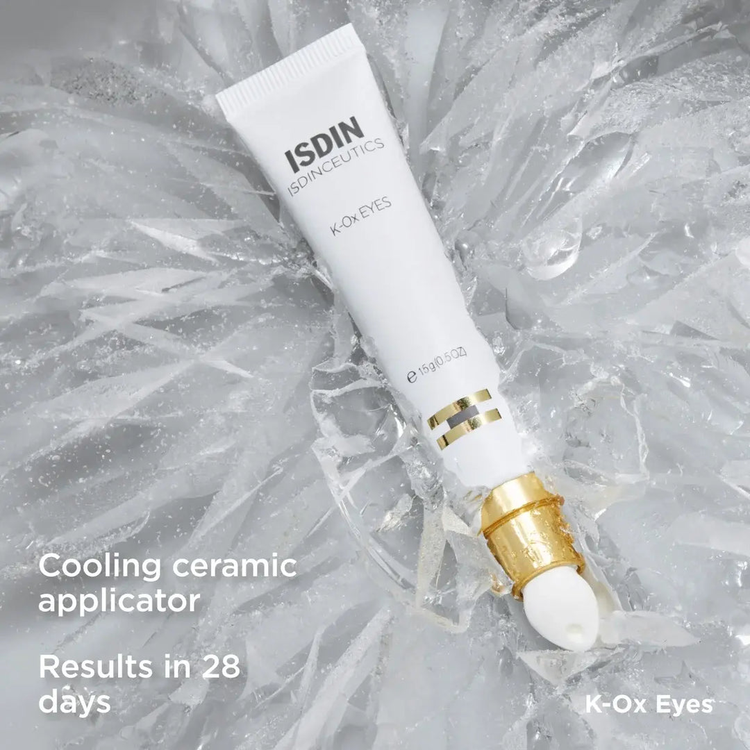 ISDIN Isdinceutics Rejuvenate K-Ox Eyes cream with cooling ceramic applicator for reducing bags and dark circles