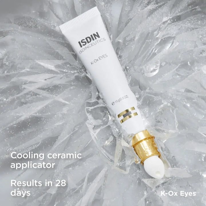 ISDIN Isdinceutics Rejuvenate K-Ox Eyes cream with cooling ceramic applicator for reducing bags and dark circles