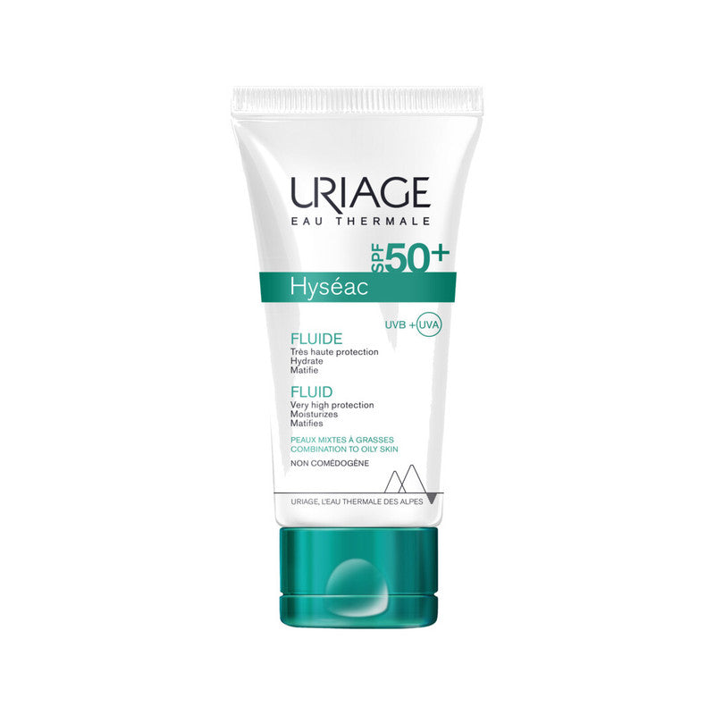 Uriage Sunscreen Hyseac Fluid Spf50+ for Oily Skin 50ml