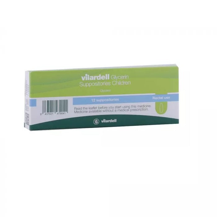 Vilardell Glycerin Suppositories Children 12s