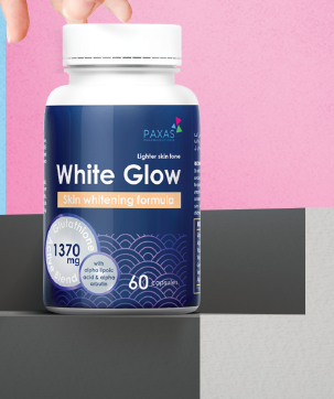 White Glow 1370Mg Skin Whitening Cap 60S