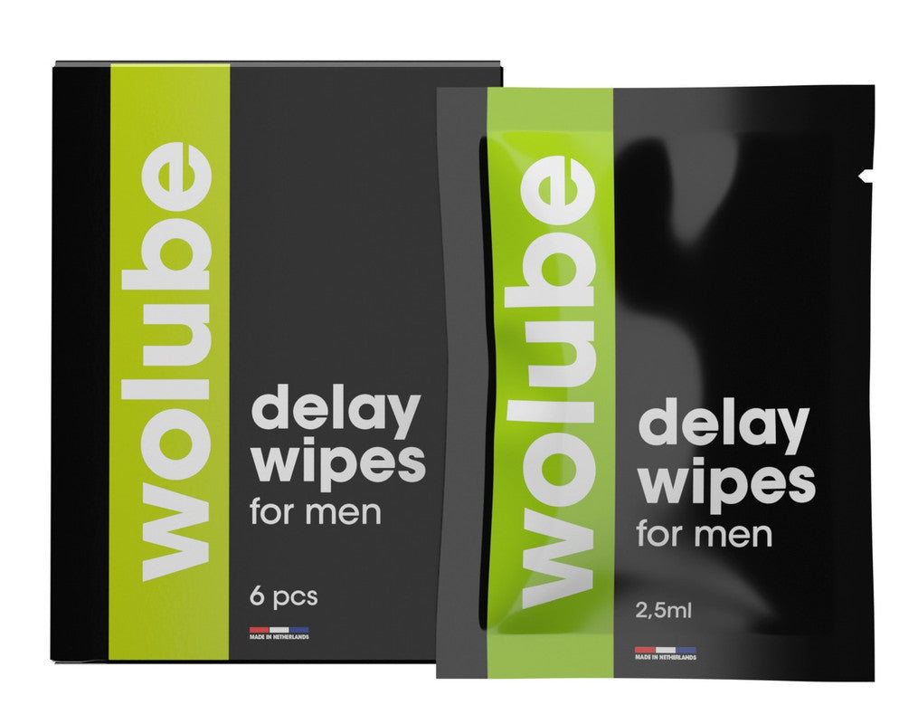 WOLUBE DELAY WIPES FOR MEN 6S