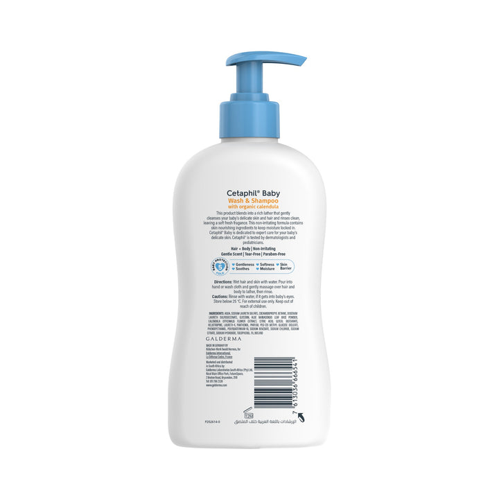 Cetaphil Baby Wash & Shampoo CALENDULA 400ml