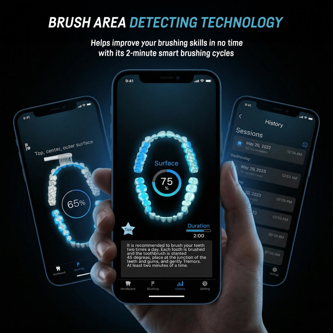 QUTEK QT-1741 BLACK DENTICARE SMART SONIC TB