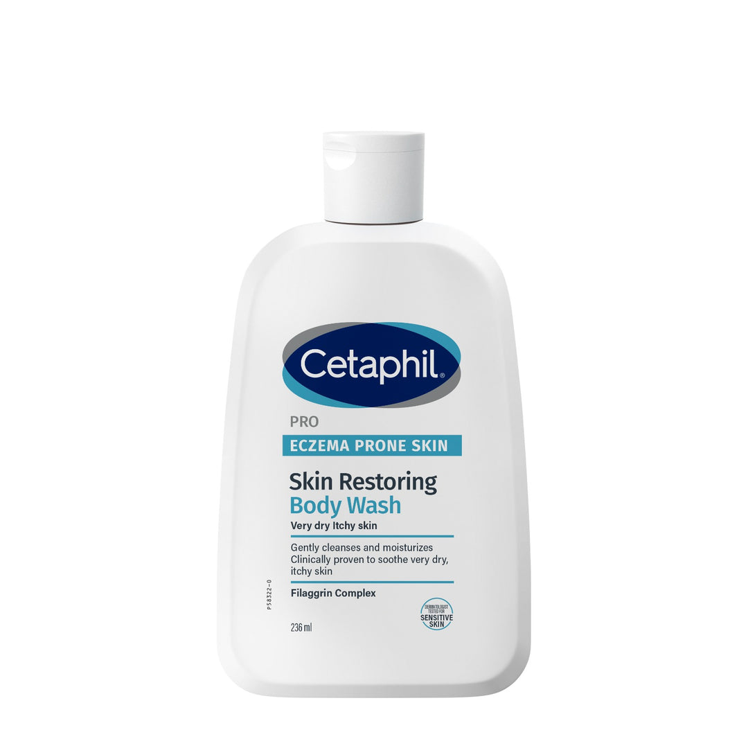 CETAPHIL PRO ECZEMA SKIN RESTORING BODY WASH 236ML
