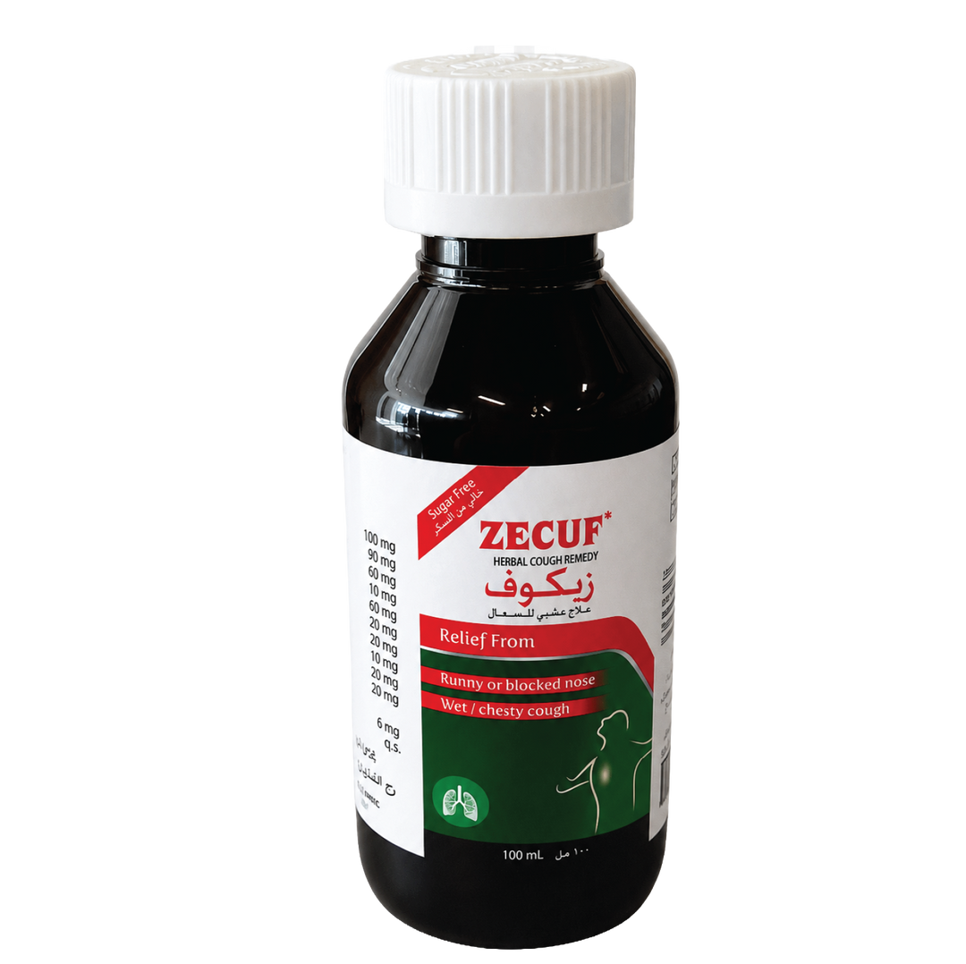 Zecuf Herbal Cough Syrup - Sugar Free 100ml