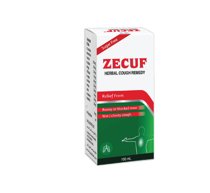 Zecuf Herbal Cough Syrup - Sugar Free 100ml